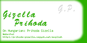 gizella prihoda business card